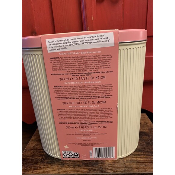 Soap & Glory ~Breakfast Club Collec-Tin w/ Body Butter, Body Scrub & Body Wash - Picture 2 of 2